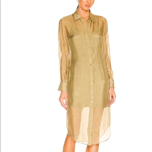 Week-end stories gold sheer blouse - Picture 2 of 2